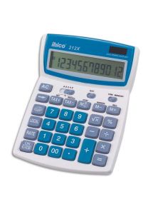 Calculatrice de bureau 12 chiffres, euro 212X IB410086