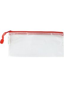 Pochette fourre-tout 250x115mm rouge
