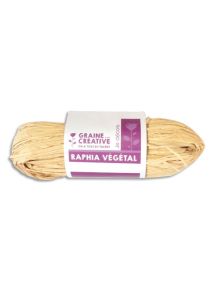 Bobine de raphia végétal 50g, naturel (1145319)