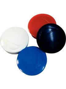 Aimant rond, diamètre 25 mm, blister de 5 couleurs assorties