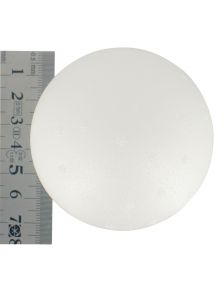 Lot de 5 boules en styropor, diamètre 7 cm