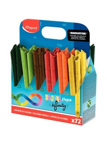 Crayon de couleur Color'Peps Innovation, schoolpack de 72