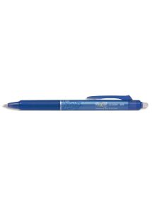 Stylo roller pointe fine Frixion Clicker 05, écriture 0,25mm, bleu