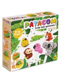 Pâte pour créer des gommes, coffret animaux sauvages