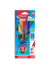 Crayon de couleurs Color'Peps Green Strong, boîte de 12 