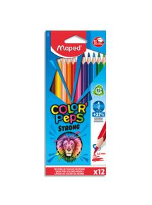Crayon de couleurs Color'Peps Green Strong, boîte de 12 