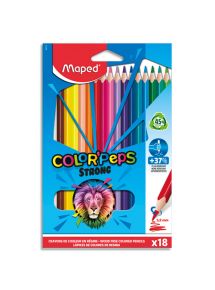 Crayon de couleurs Color'Peps Green Strong, boîte de 18