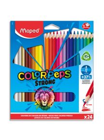 Crayon de couleurs Color'Peps Green Strong, boîte de 24