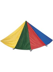 Jeu du parachute en polyester multicolore