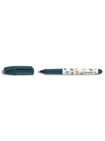 Stylo roller Zippi couleur bleu motifs lions