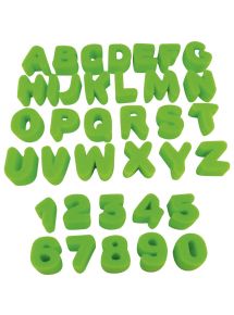 Lot de 36 éponges les chiffres + les lettres