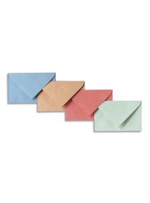 Boîte de 500 enveloppes élection 90x140 mm, rose