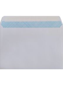 Enveloppe blanches autoadhésives 80g, 162x229 mm, C5 fenêtre 45, boîte de 500