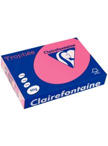 Papier Trophée A4 80g, rose fushia, ramette de 500 feuilles (0684000)