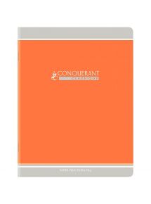 Cahier piqué 96 pages, 24x32 cm, seyès, papier 90g, orange