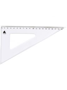Equerre en plastique  60° 21cm