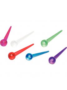 Sachet de 500 épingles en plastique longueur 15 mm coloris assortis
