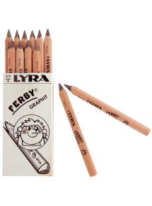 Crayons graphite Ferby Nature, étui de 12, mine 6,25 mm