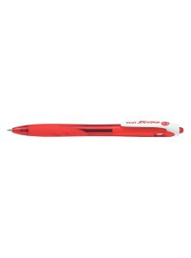 Stylo bille Rexgrip pointe moyenne rouge