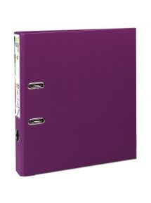 Classeur à levier PREM'TOUCH format A4+, dos 8 cm, fuchsia