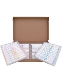 Schoolpack de 48 marqueurs Graph It assortis