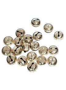 Sachet de 20 grelots diamètre 20 mm, coloris argent