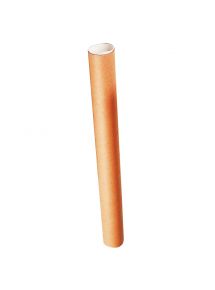 Tube en carton diamètre 4cm longueur 38cm avec 2 embouts