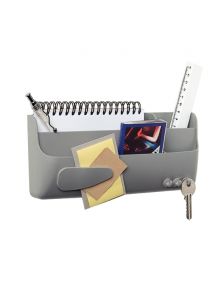 Boîte de rangement multi-usages avec aimant, 23x10x4cm