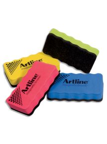 Brosse magnétique pour tableaux blancs, 10,5x2,5,5cm, coloris assortis