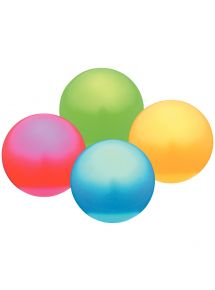 Lot de 4 ballons de gym diamètre 160mm en PVC assortis