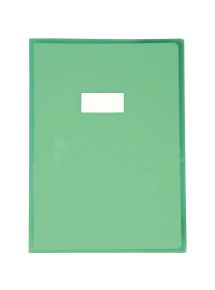 Protège-cahier cristal 21 x 29,7cm 22/100 coloris vert