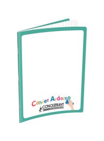 Cahier ardoise polypro 17x22cm, 48p, grands carreaux