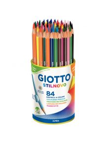 Crayon de couleur Giotto Stilnovo, pot de 84