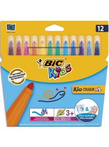 Feutre de coloriage Kid couleur XL pointe large, étui de 12