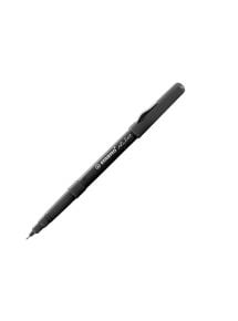 Stylo feutre Stylist pointe fine, noir
