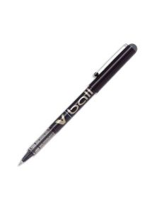 Stylo roller pointe métal Pilot V Ball 07, écriture 0,5mm, noir