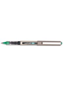 Stylo roller pointe métal Uni Ball Eye, écriture 0,5mm, vert