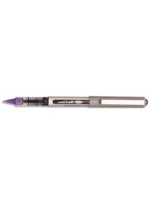 Stylo roller pointe métal Uni Ball Eye, écriture 0,5mm, violet