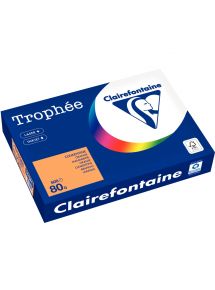 Papier Trophée A4 80g, abricot, ramette de 500 feuilles 