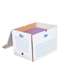 Paquet de 10 boites d'archives 34X25 Dos 25cm LIKE