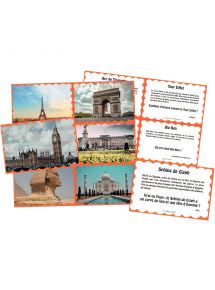 Lot 384 petites images monuments & paysages