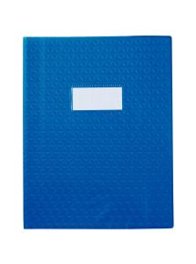 Paquet de 30 protège-cahiers en PVC 10/100ème, pour format 17x22 cm, bleu foncé