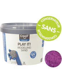 Seau de 750 grammes de sable magique coloris violet