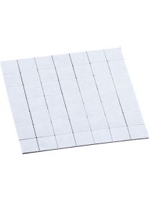 Carré magnétique adhésif, sachet de 49