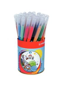Feutre de coloriage Trio A-Z pointe moyenne, pot de 36