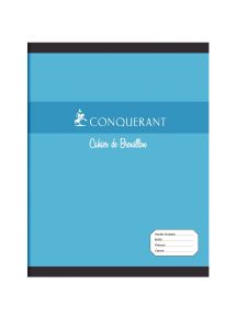 Lot de 10 cahiers de brouillon 96 pages 17x22 cm