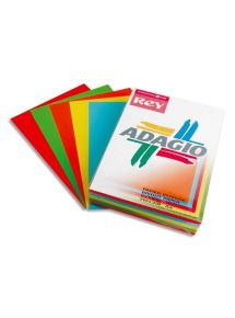 Papier A4 80g, assortis intenses ramette de 200 feuilles