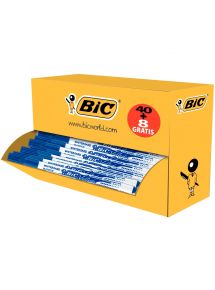 Feutre fin Velleda bleu, effaçable à sec, pack de 48, bleu