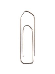 Trombone en acier galvanisé et bout chevron, 25mm, boîte de 100