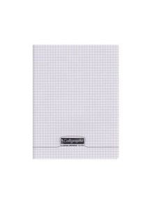 Cahier polypro 17x22cm, 192p, petits carreaux, 90g, incolore